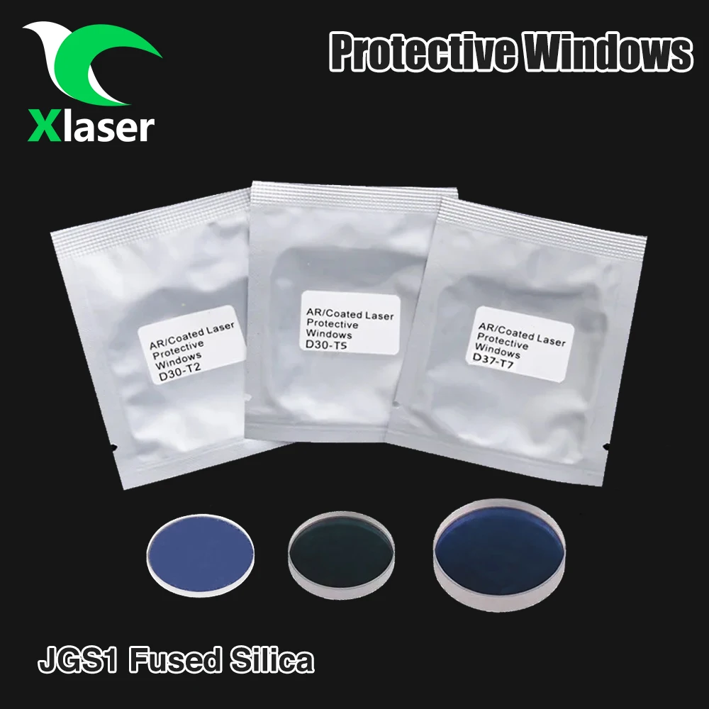 XLaser Fiber Laser Protective Windows Dia30/34/35/36/37 Optical Lens Mirrors For Raytools Bodor WSX Precitec Fiber Laser Head