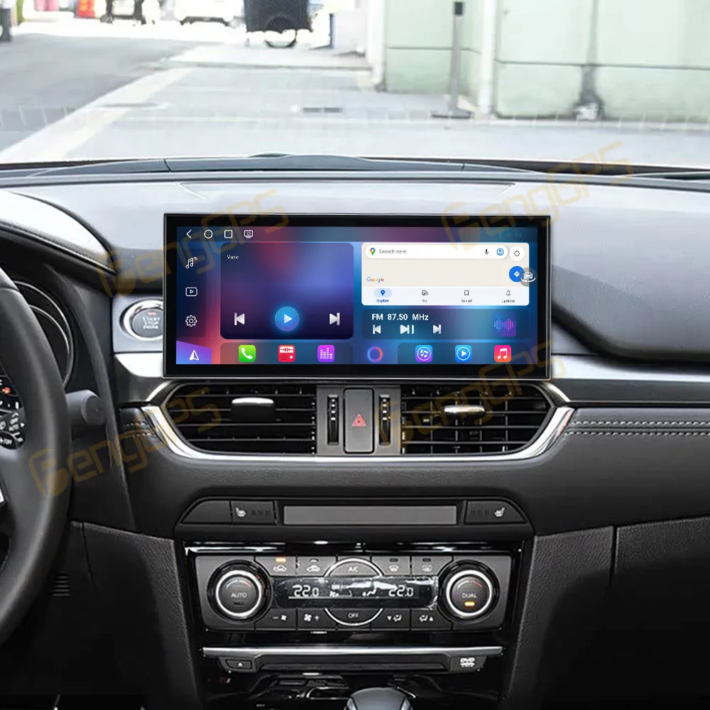 Android 15 Car Radio For Mazda 6 2017-2019 CarPlay GPS Navigation 15.8 Inch HD Screen Multimedia Player Auto Stereo Head Unit