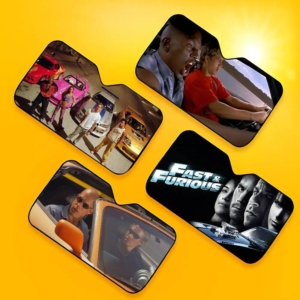 Movie F-Fast And F-Furious Car SunShade Windshield Cover UV Protection Auto Visor Accessories For Cars view 2