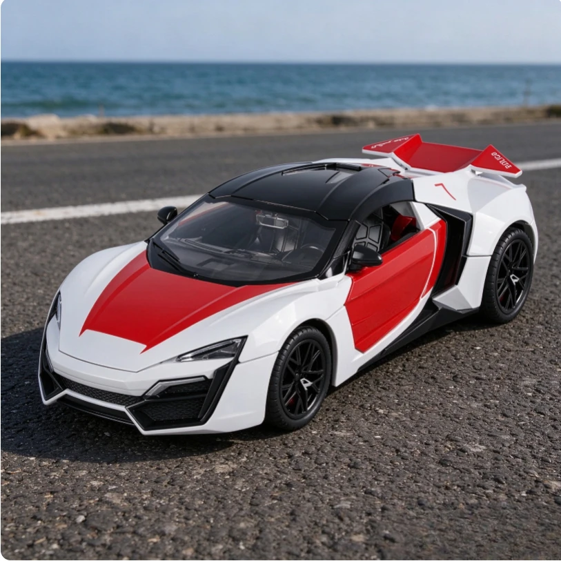 1:32 alloy sports car model car metal toys wholesale cross-border Alloy diacast cast car model rebound toy