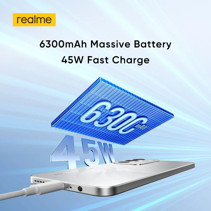 Realme – Smartphone C71 4G, Version russe originale, Charge SUPERVOOC 45W, caméra AI 50MP, écran Amoled 6.67 120Hz, IP64 NFC