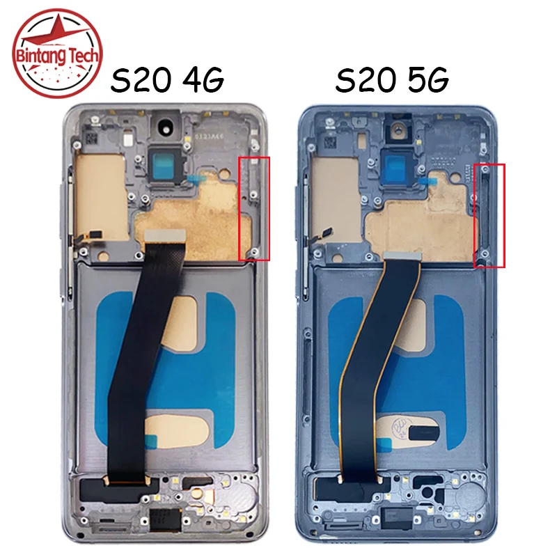 TFT 100% Tested For Samsung Galaxy S20 LCD Display Touch Digitizer Screen For Samsung S20 LCD G980F/DS SM-G981 With Frame