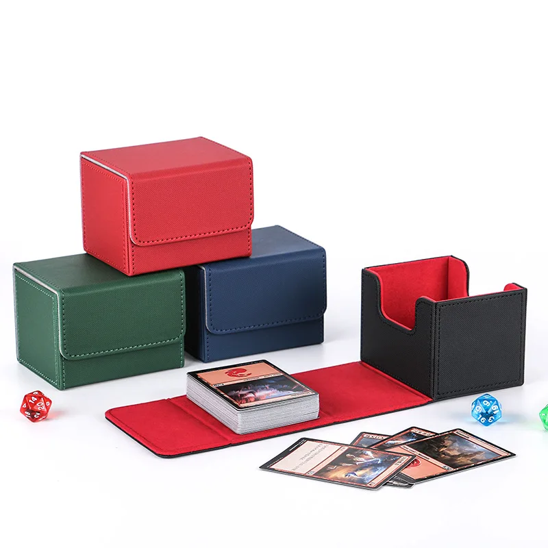 Card Deck Storage Box Durable Sturdy TCG OCG Card Storage Trading Card Deck Box for Commander MTG Card Carrying Organiser Case