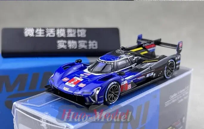 MINIGT 1/64 For Cadillac V-Series.R Racing Car Model Alloy Diecast Metal Simulation Boys Birthday Gift Hobby Display Collection