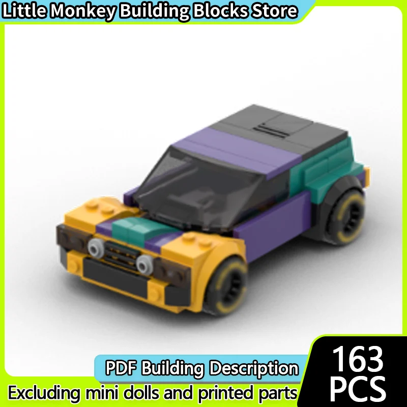 

Speed Racing Car Model MOC Building Bricks Off-Road Vehicle Modular Technology Children Holiday Gifts Assemble Toys Suit