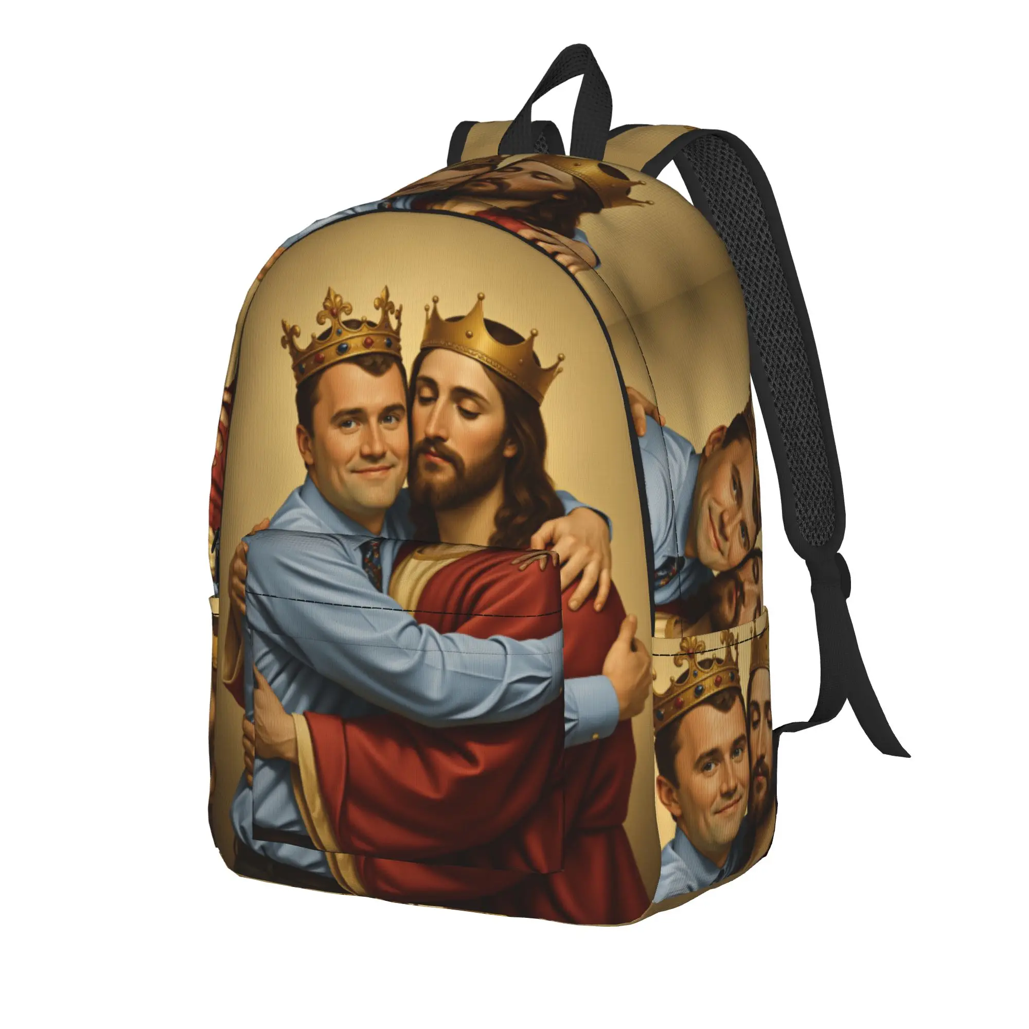 Charlie Kirk Death  Backpack  Aesthetic Backpacks Unisex Hiking Large High School Bags Custom Rucksack