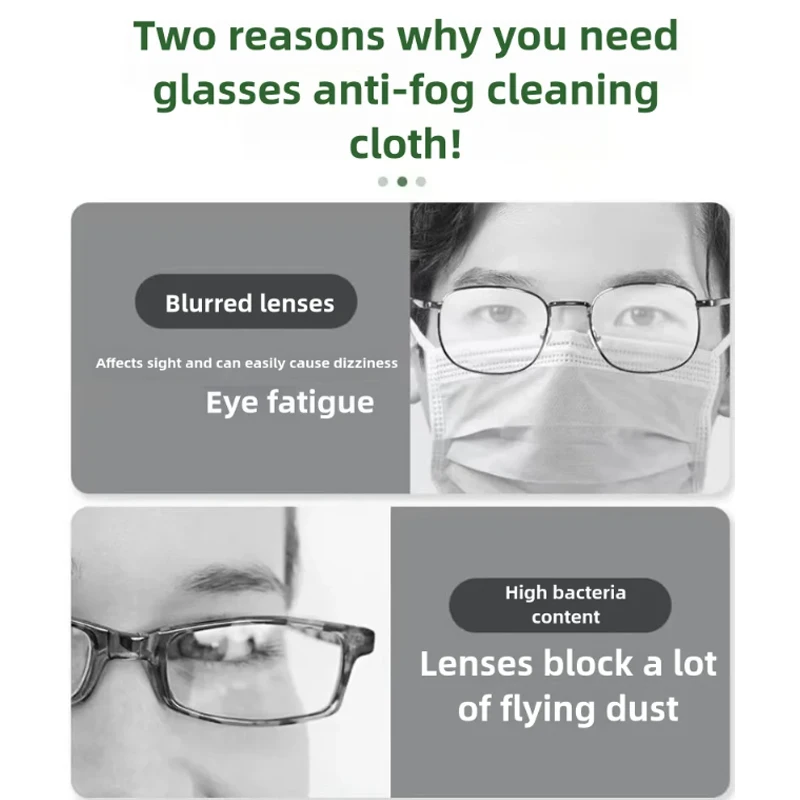 1/10pcs Anti-fog Suede Glasses Cloth Reusable Microfiber Anti-fog Cloth Lens Anti-fog Mobile Phone Camera Lenses Screen Clean view 6