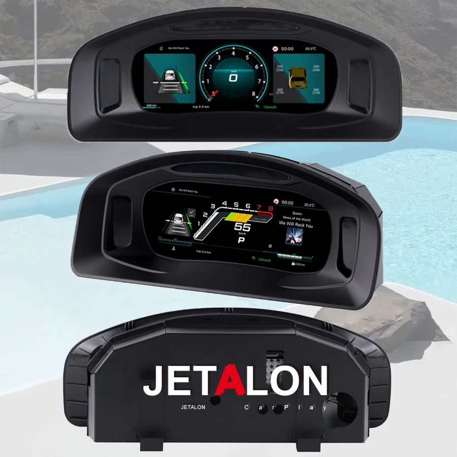 For VW Multivan T5 2003-2015 Car Interior Upgrade LCD Digital Dashboard Panel Instrument Cluster Virtual Cockpit GPS Speedometer