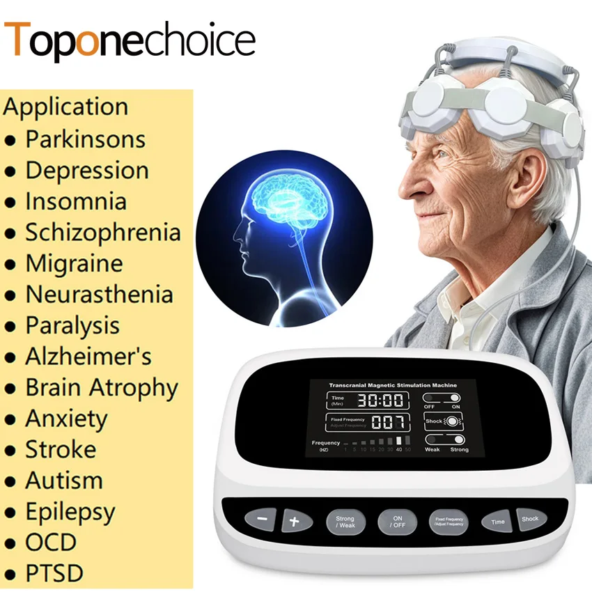 

Home Transcranial Magnetic Stimulation Therapy Brain Rehabilitation Device Depression Insomnia Anxiety RTMS Treatment