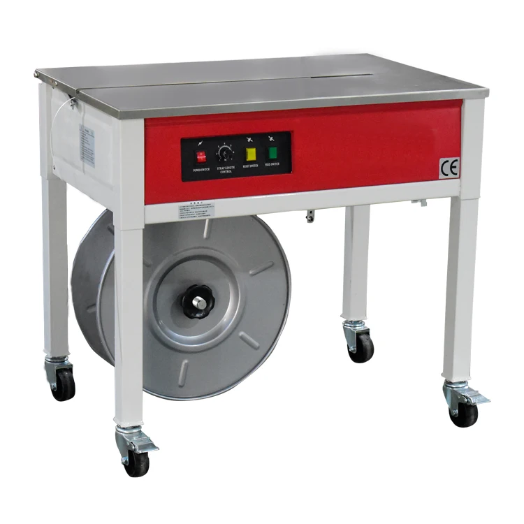 

Semi-automatic strapping machine Dual motor electric pp belt strapping machine