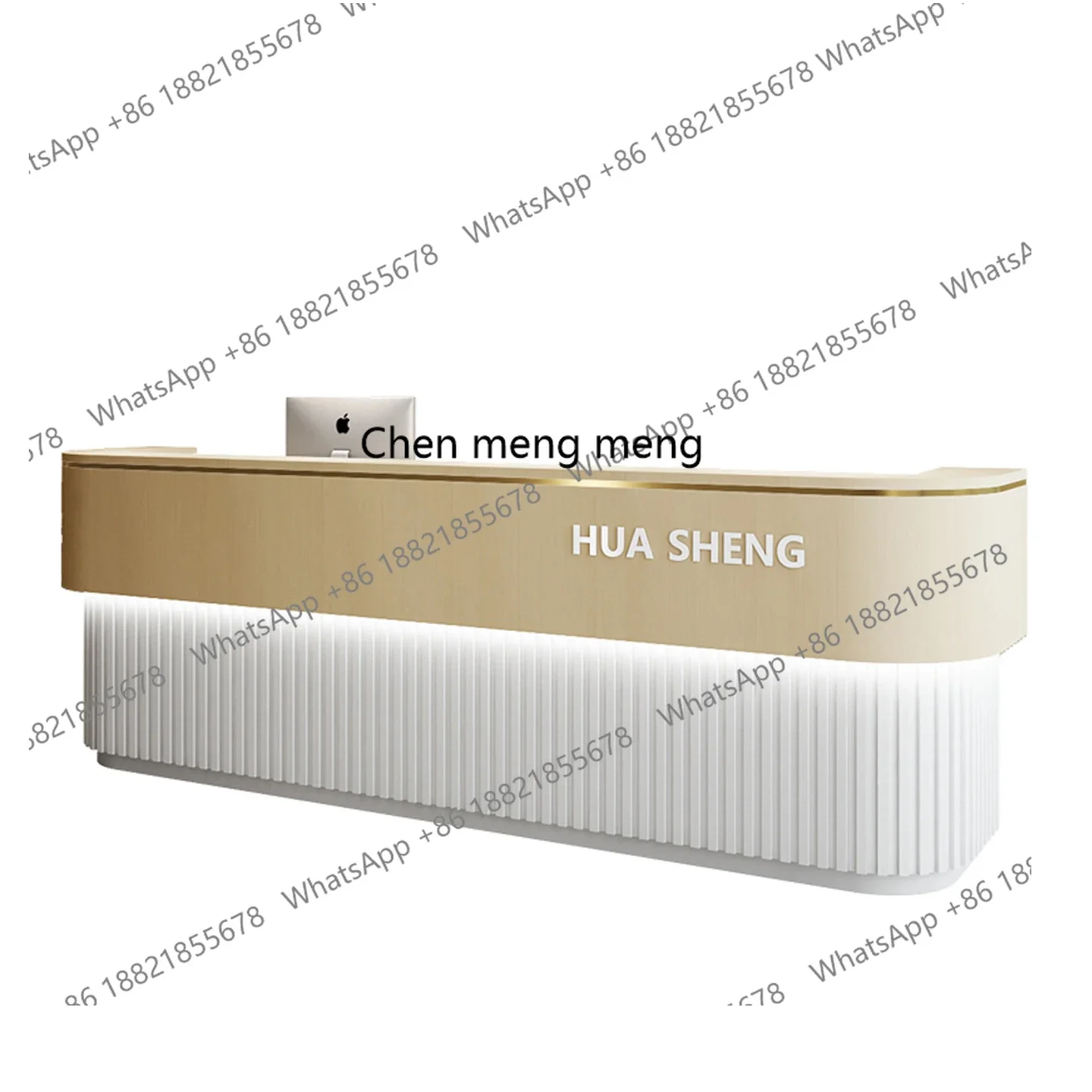 X188 مكتب استقبال للشركة البسيط الحديث طاولة بار الفندق مكتب استشارة صفحة الخروج لصالون التجميل #5