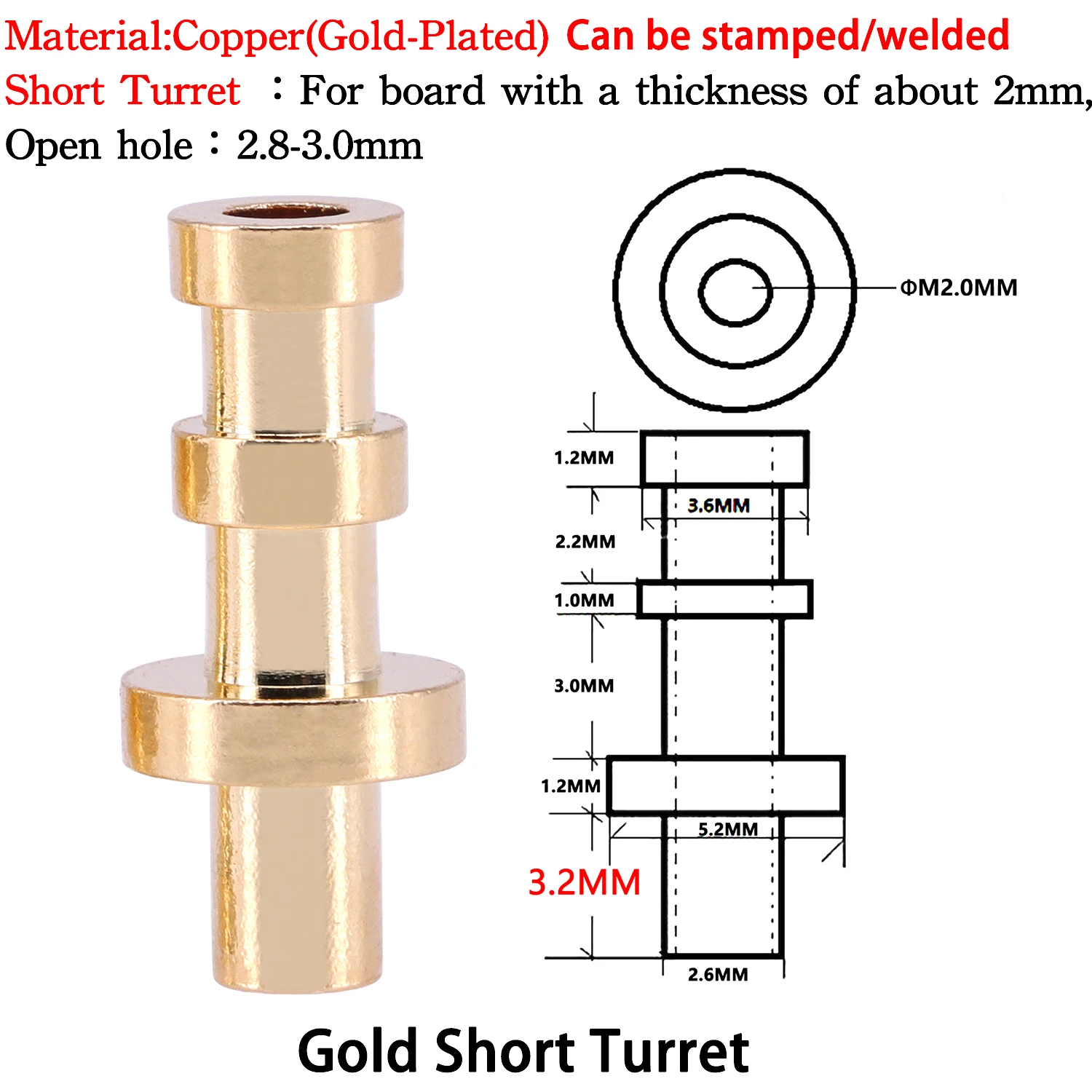 Variant: Gold Short Turret