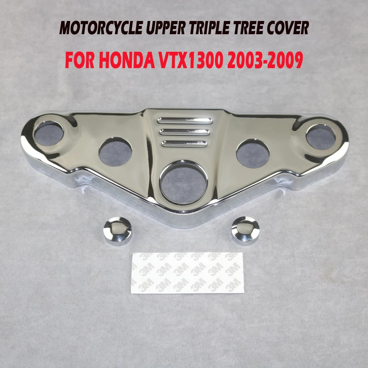 

Motorcycle Upper Triple Tree Cover Chrome ABS Plastic For HONDA VTX1300 2003 2004 2005 2006 2007 2008 2009 VTX 1300