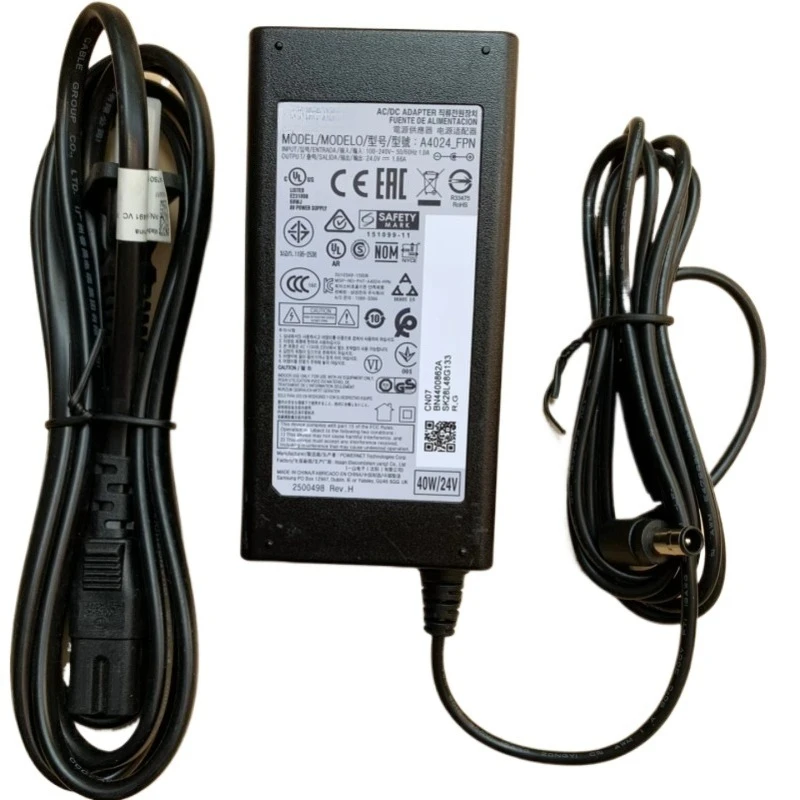 Applicable for Samsung Wireless Bluetooth Bar-type Sound System Power Adapter A4024_FPN with 24V and 1.66A Capacity.