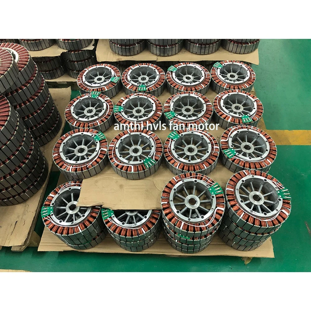 AMTHI Hot Sale Industrial Ceiling Brushless HVLS Fans Motor With LED Light 22 Years Manufacturing Experience For Warehouses