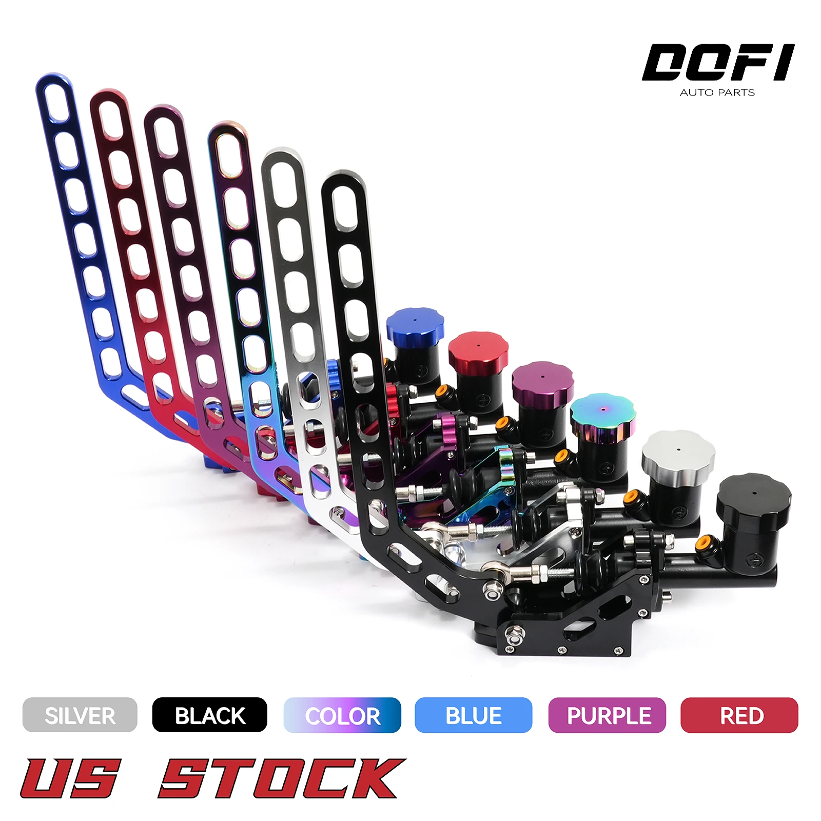 Universal Racing Vertical Handbrake Aluminum Oil Hydraulic Drift E-Brake Car Modification Shipping from US Racing Car