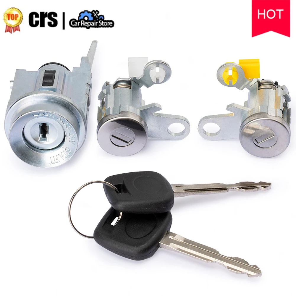 Ignition Switch & Door Lock Cylinder For Toyota Base 1995-1997 Base SR5 w/ 2Keys DL108R 69005-35840 6900535840 Car Accessories