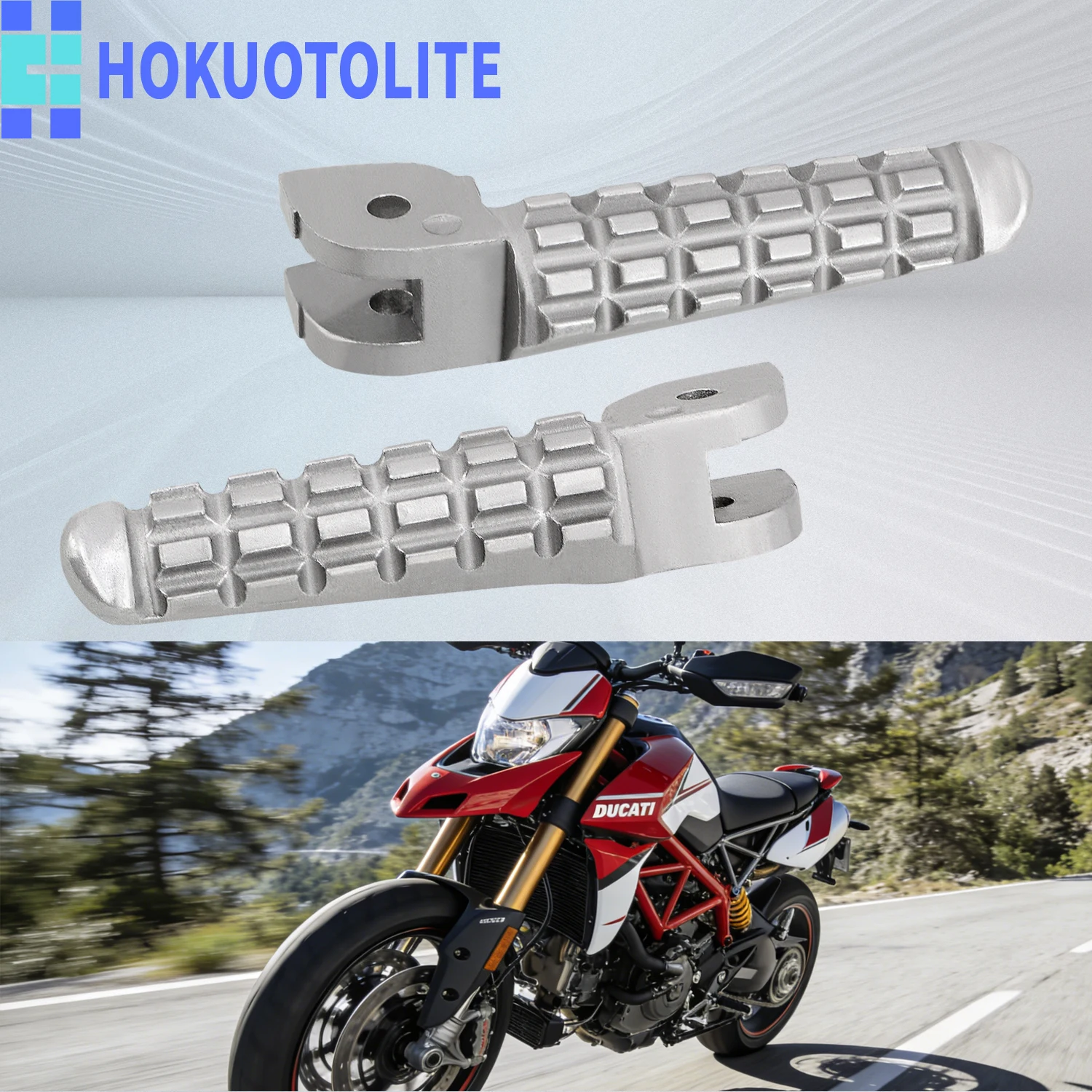 

Motorcycle Front Rear Rider Passenger Foot Pegs Footrest Kit For Ducati Monster 696 796 795 SuperSport Scrambler Multistrada