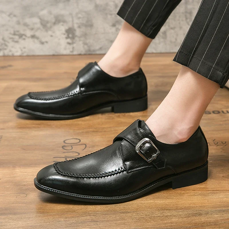 

men oxfords shoes lace up Clsaaic Fashion Orange Men Shoes Leather Casual Shoe Men Flats Slip-on Shoes Men mocasines hombre