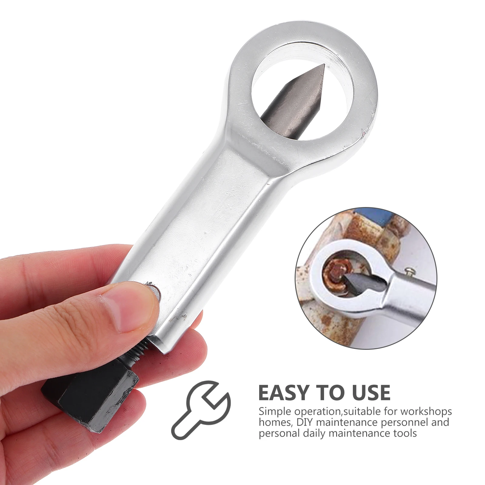 

2pcs Nut Separators Rust Tools Kit High- Durable Splitters Extractors Hand Tools Household Industrial Use