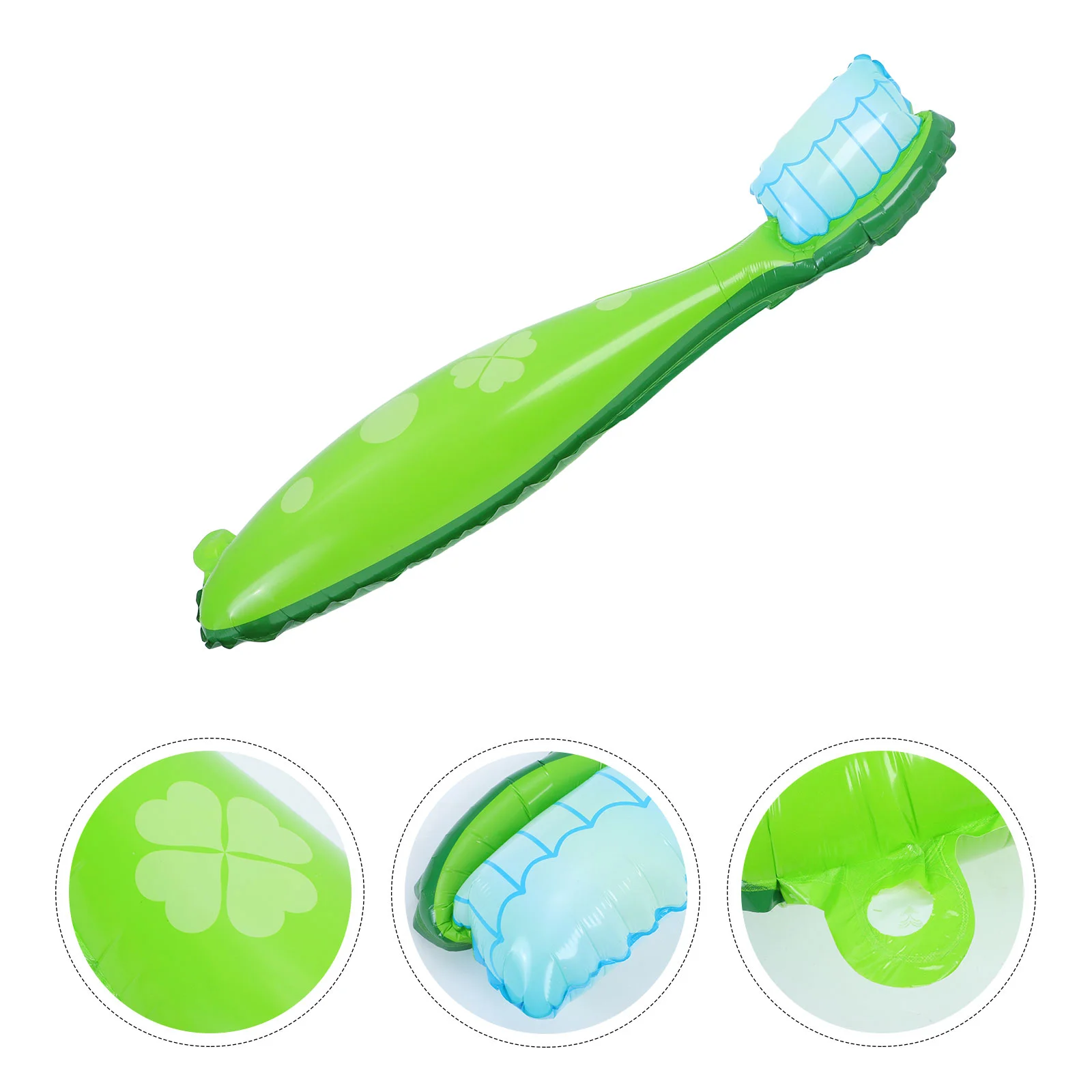 4 יחידות בלוני מברשת גדולה בצורת מברשת שיניים בצבעים בהירים קישוטים למסיבת שיניים כיף למידה חומר בטוח גודל גדול