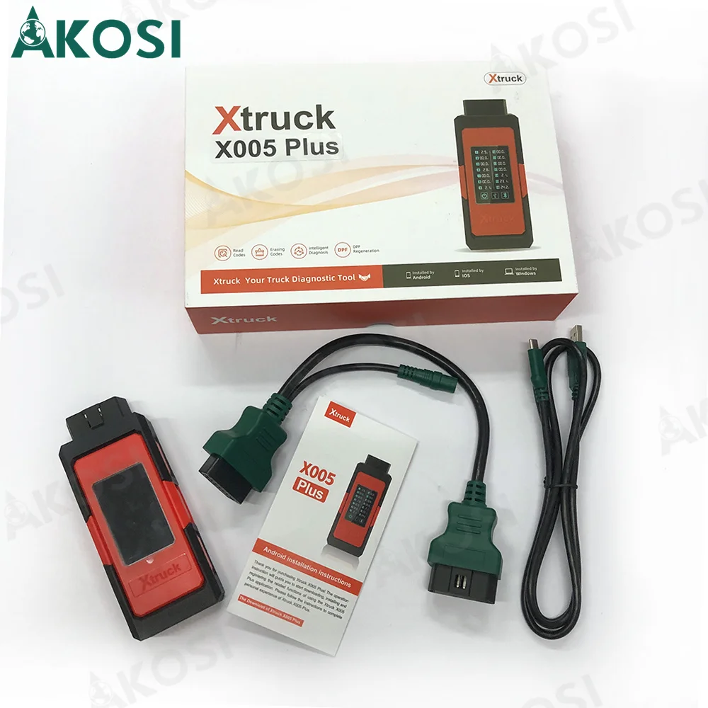 Xtruck X005 plus Intelligent Diagnosis ECU Quick Flashing post-processing diagnosis vehicle type system support Sinotruck