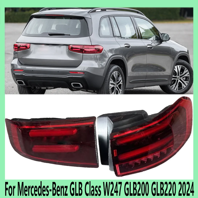 

Для Mercedes-Benz GLB Class W247 GLB200 GLB220 2024, автомобильные аксессуары, светодиодный задний фонарь в сборе, указатель поворота, стоп-сигнал