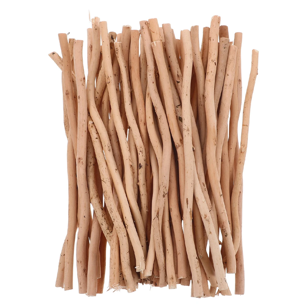 

50pcs Natural Dry Branches 30cm Wood Color Thin Size DIY Decorative Materials Craft Supplies Home L scaping Simulated Plants