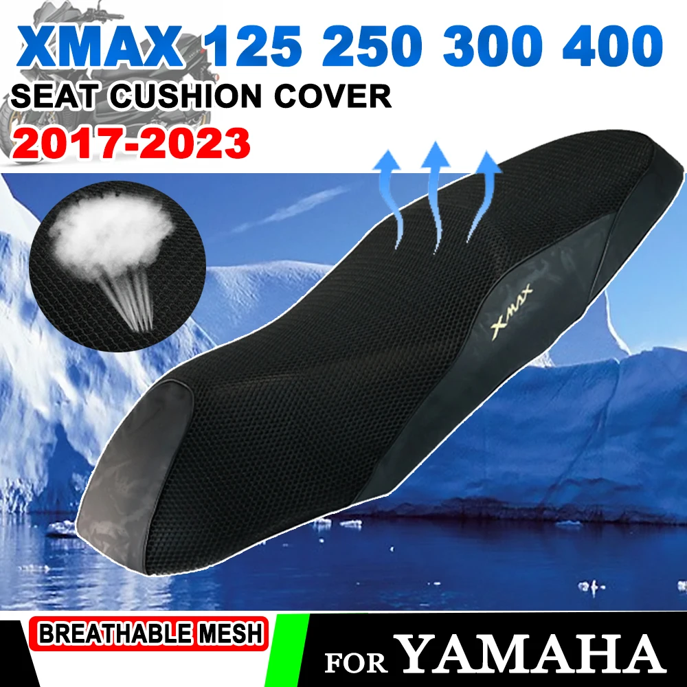 

For Yamaha XMAX 300 XMAX300 XMAX250 XMAX125 X-MAX 250 125 400 Motorcycle Seat Cushion Cover Sunscreen Thermal Protection Guard