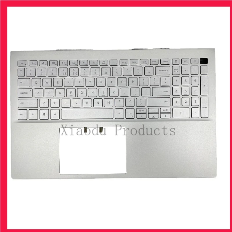 New For Dell Inspiron 15 5505 Palmrest W/Backlit Keyboard 06XCC3 Silver 15.6