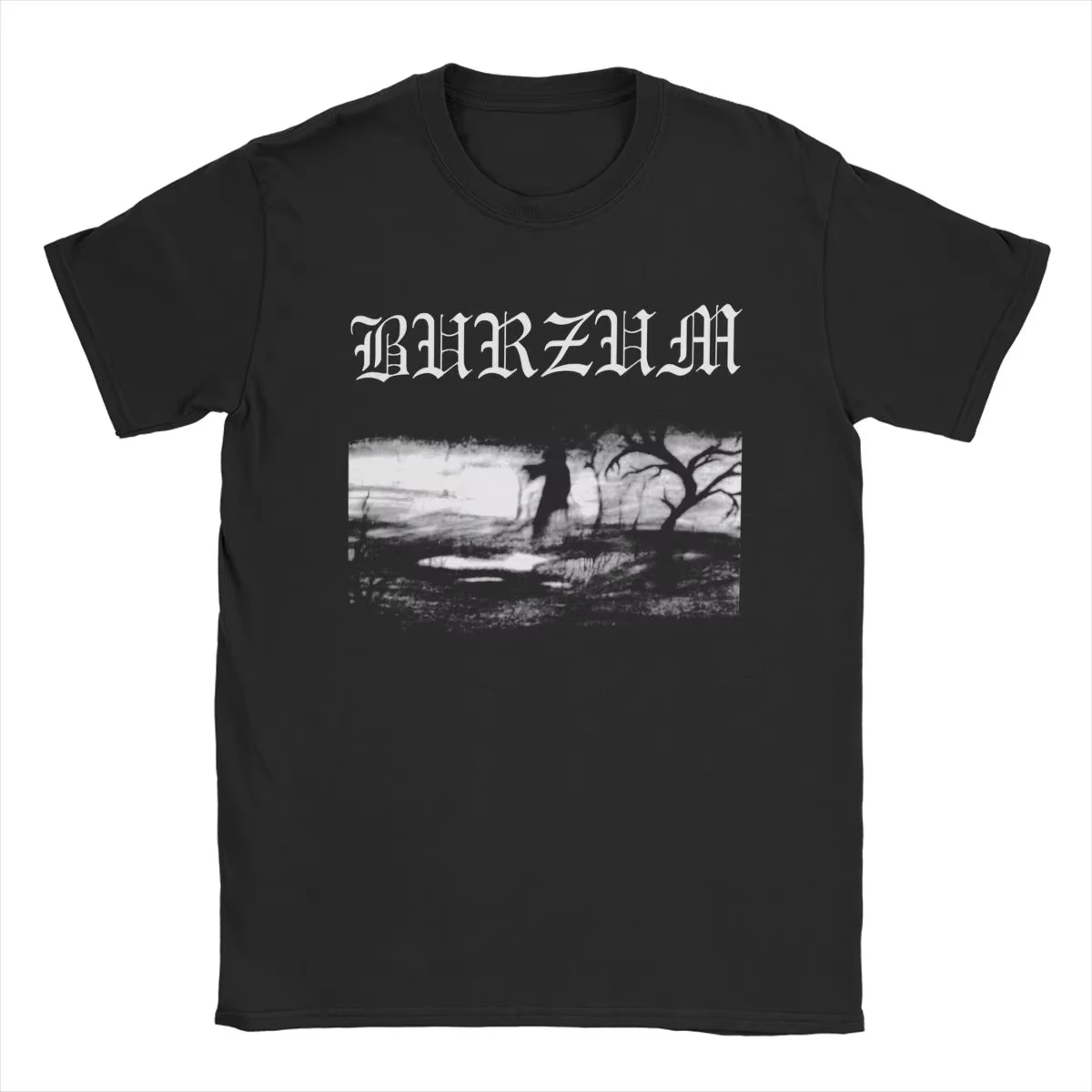 

Футболки Burzum, повседневные футболки в стиле Харадзюку, универсальные хлопковые винтажные футболки с короткими рукавами, повседневные мужские и женские забавные уличные модные топы унисекс