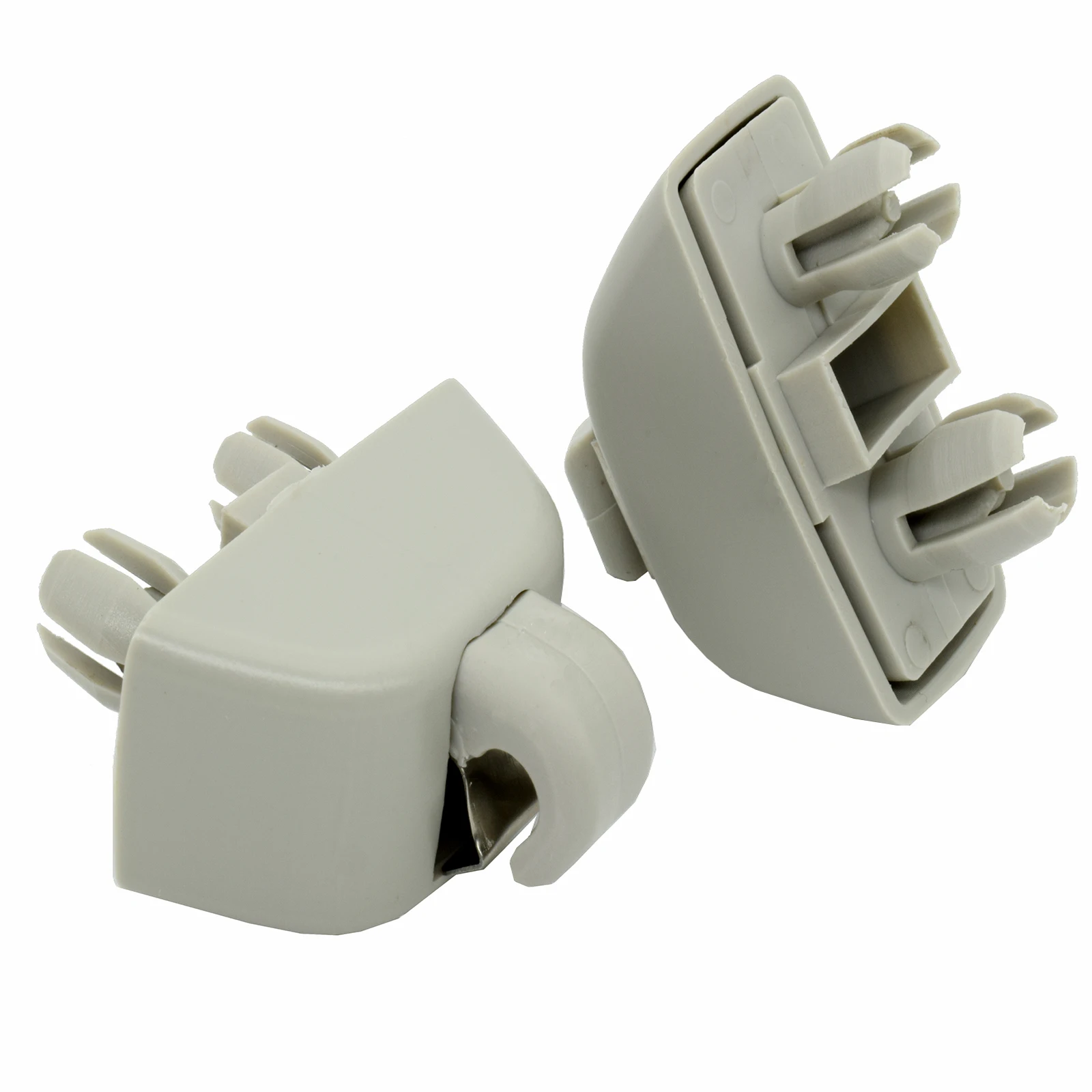 2x Sun Visor Hanger Clip Holder For Audi A6 C6 VW Passat B7 Polo Up! Skoda CITIGO RAPID Seat MII 6RD857561Y20 6R0857561Y20 Hooks