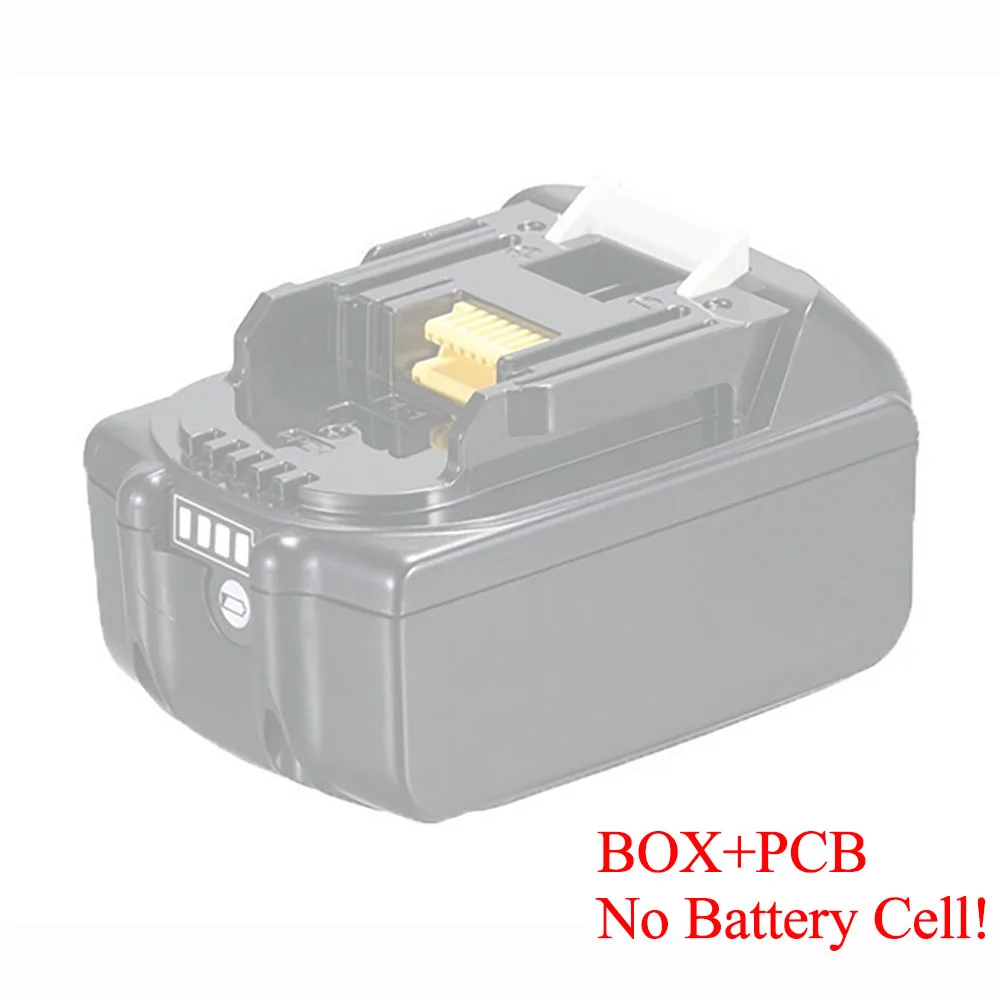 Li-ion Battery Case Box Charging Protection Circuit Board PCB For MAKITA 18V BL1830 3Ah 4Ah 5Ah 6Ah Label LED Battery Indicator