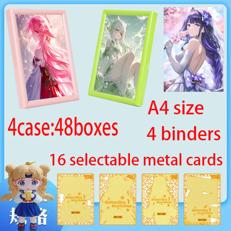 

Новейшая "Sweet Dream Sugar Box" A4 Waifu Goddess Story Collection Card Купальник Бикини Booster Box Habbies Gift