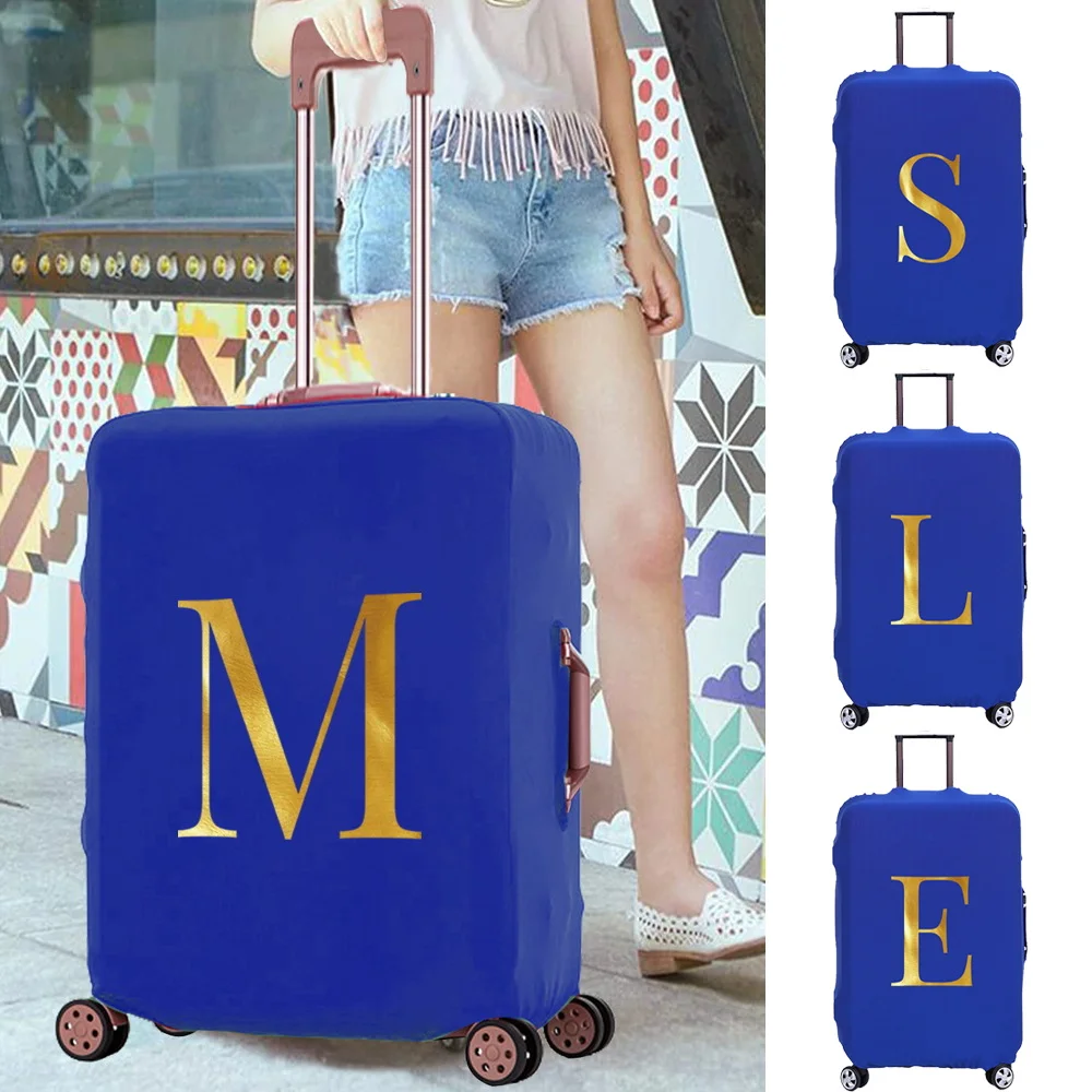 

Luggage Case Scratch Resistant Thicken Travel Accessory Protective Cover Apply To18-28 Inch Letter Print Trolley Suitcase Covers