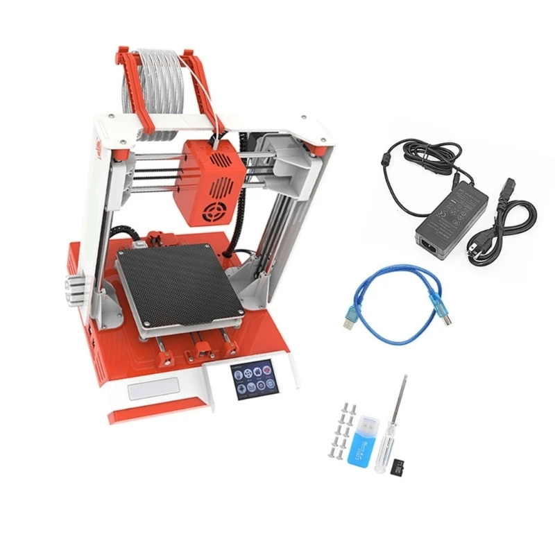 Aluminium Small Scale 3D Printer Build Excellent Maintenance for Detailed Model 0.05mm Layer Resolution 100x100x100mm E65A