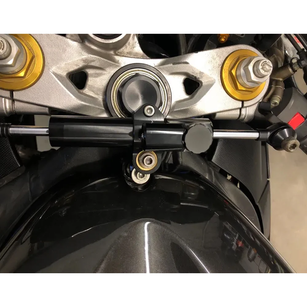 ZX6R Damper New Motorcycle Accessories For Kawasaki Ninja ZX6R Ninja ZX-6R 2005-2006 Steering Damper With Bracket view 3