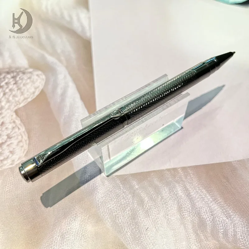 

Ballpoint Pens Black Pens Medium Ball Point 1.0mm Smooth Writing Grip Metal Retractable Executive Business Office Fancy Nice Gif