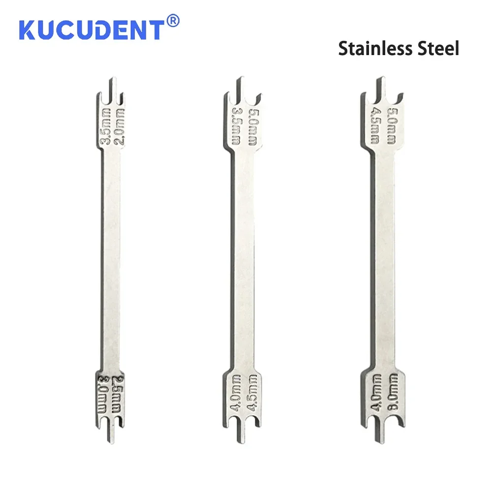 Dental Orthodontic Bracket Positioner Gauge Dental Brackets Gauge Locator Stainless Steel Positioner Tools Dental Materials