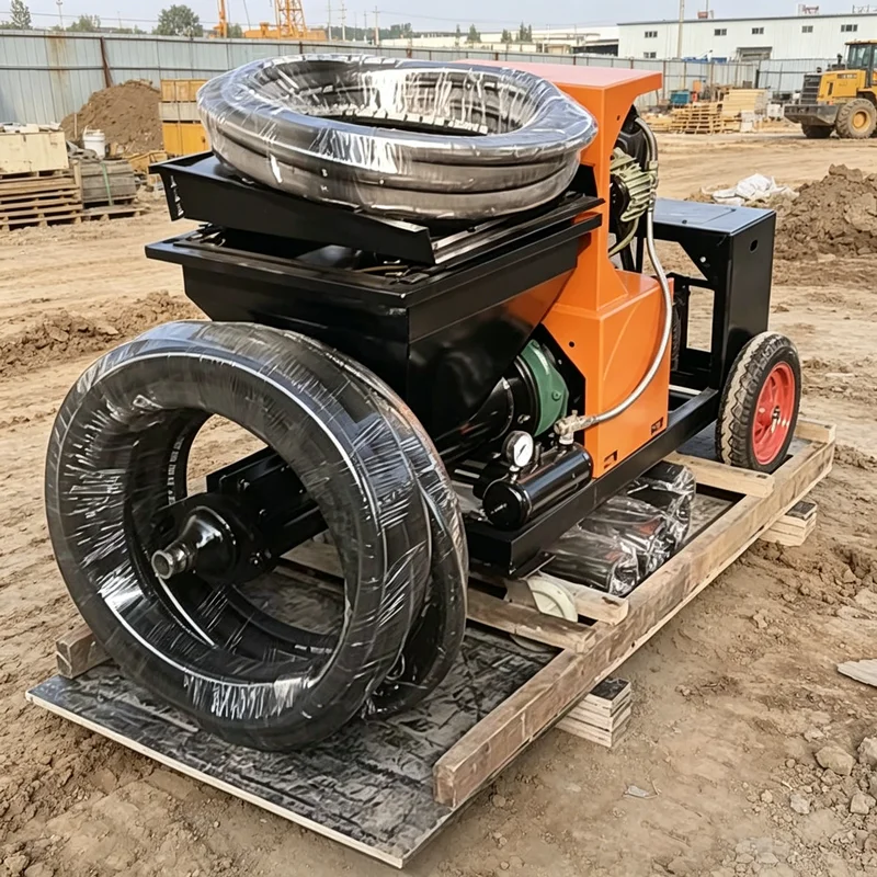 

Customized Small Mortar Spraying Machine Cement Sprayer For Indoor Decoration Simple Structure Easy Maintenance