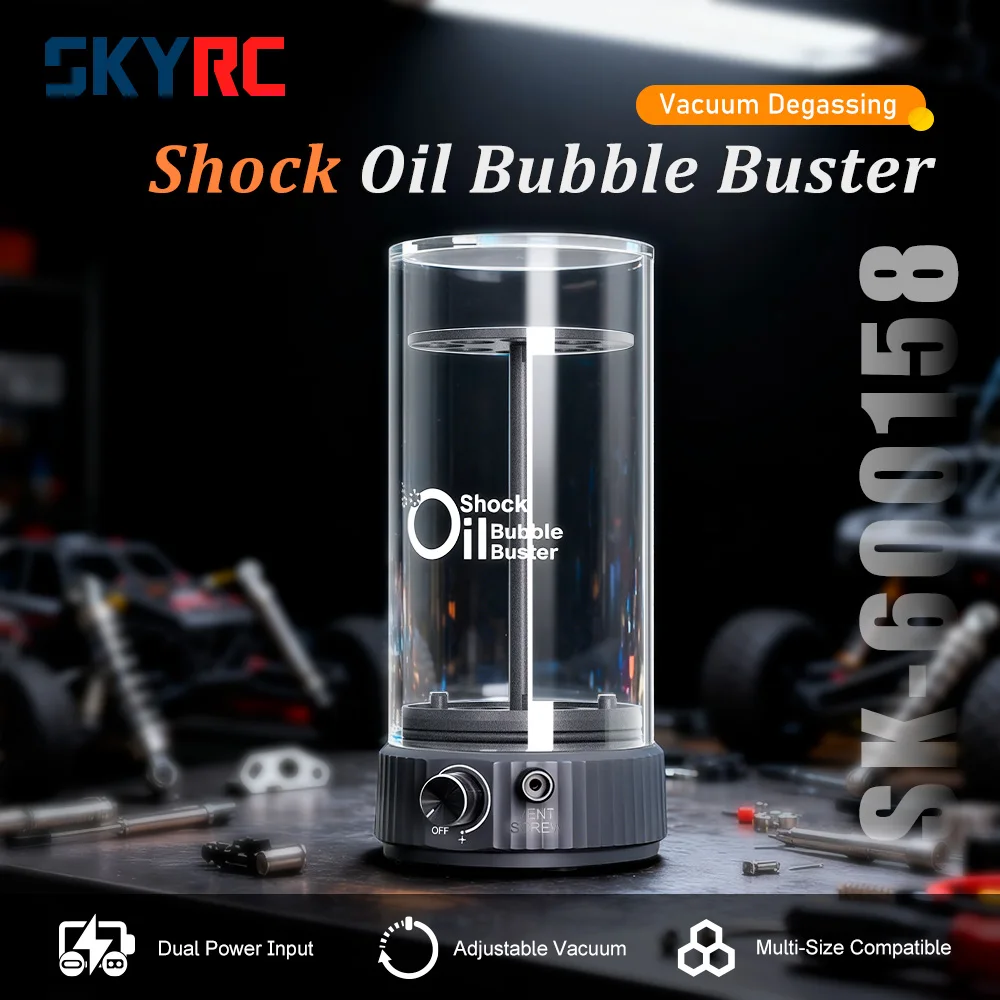 SkyRC Shock Oil Bubble Buster RC Vacuum Degassing Tool XT60 USB C For RC Crawler Buggy