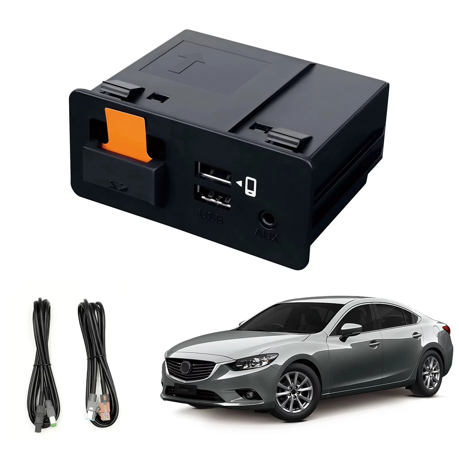 Type-c Fast Charging  CarPlay Android Auto Adapter Hub OEM  For Mazda CX3 Modular Plug-and-play