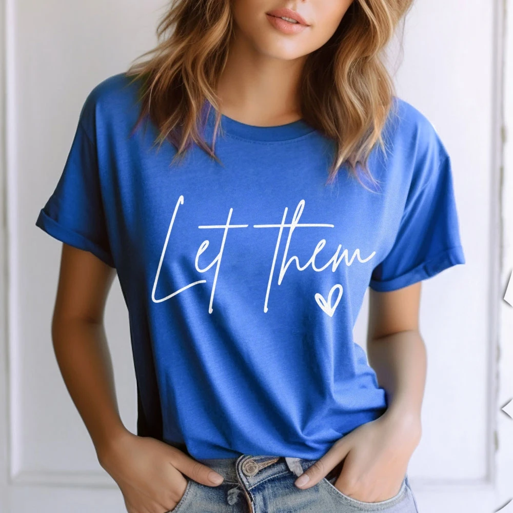 Let Them Comfort Colors Shirt, Inspirational Shirt, Positive Saying Shirt, Mental Health Shirt, Self Love Gift