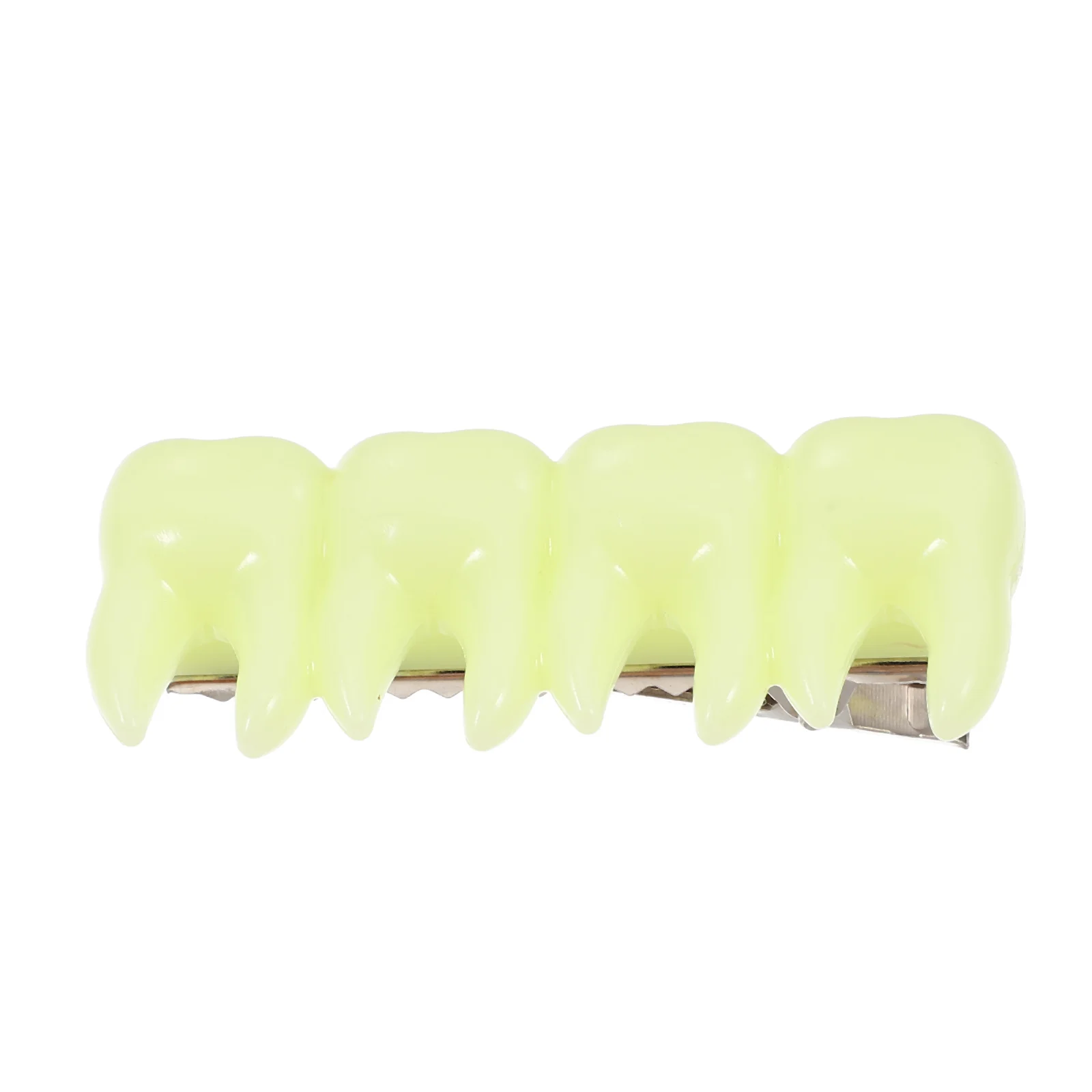 

Teeth Shaped Hair Clips For Girls Decorative Chic Hairpin Safe Wearable For Party Birthday Festival Carnival Rave Events