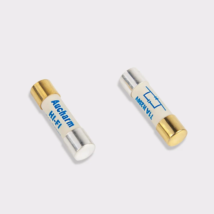 Aucharm Gold-Plated Silver Alloy Fuse Tube HiFi Grade for CD Turntable Amplifier AMP Post-Amp 5x20mm 6x32mm