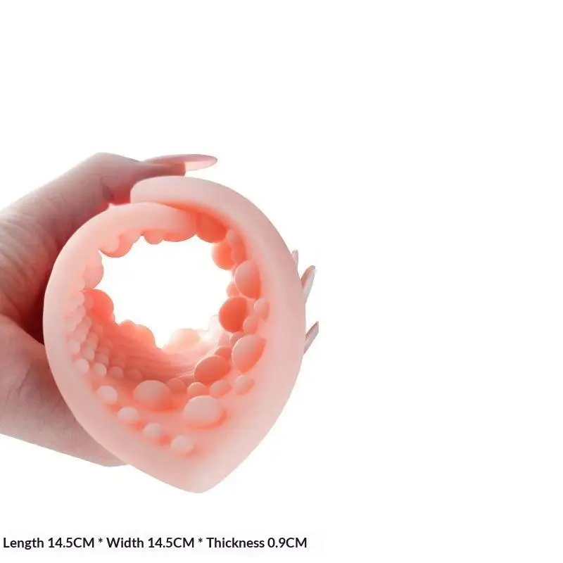 Granular Ribbed Dildo Bondage Male Masturbator Adult Sextoys Erotic Sex Products Sexshop Rubber Penis Trainer Simulation Vagina - view 5