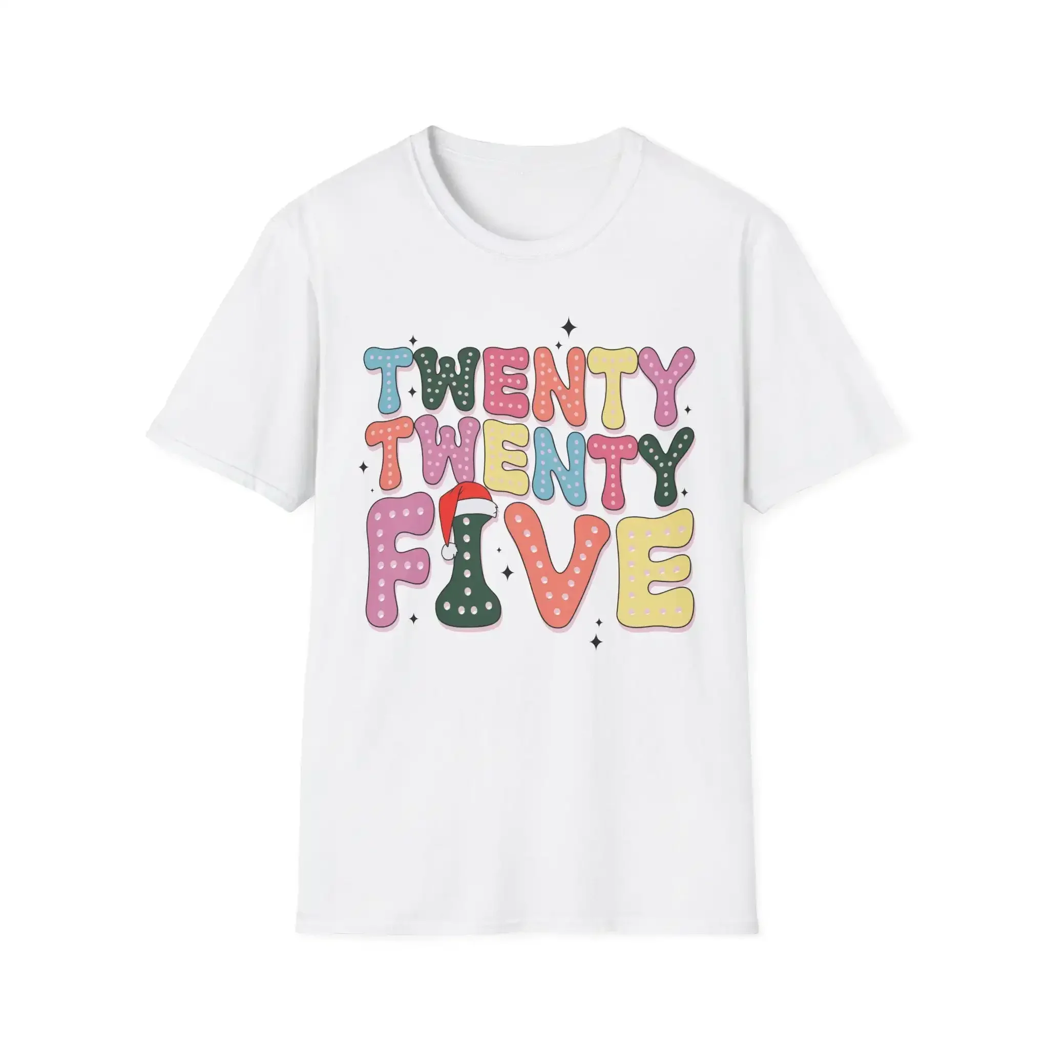 Twenty Five Women s New Year 2025 T Shirt Softstyle XS 5XL Eve Holiday