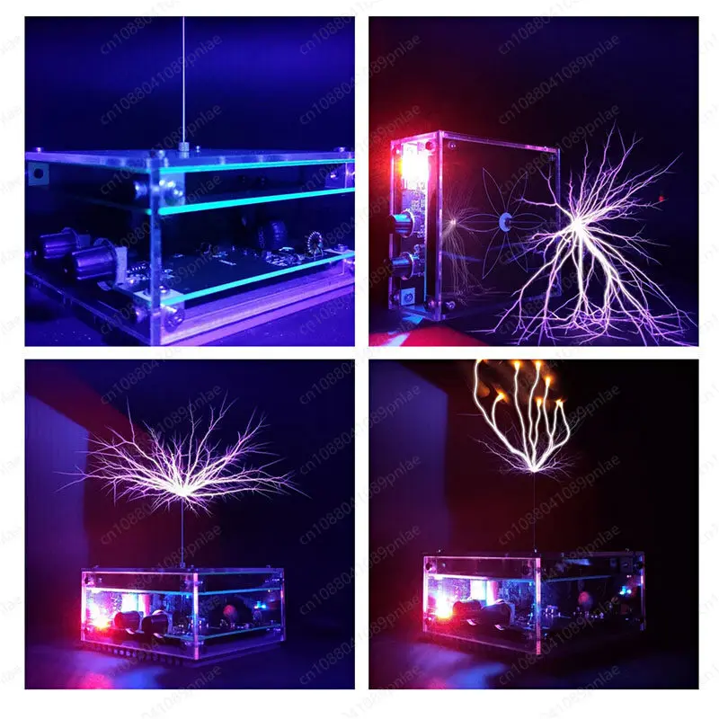Magnetic Storm Coil 10 Cm Long Artificial Lightning Hand Touch Cool Experimental Electronic Sound Display