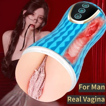 Männlicher Masturbator Cup Für Männer Penis Blowjob Saugen Sex Maschine Echte Vagina Vakuum Tasche Pussy Masturbation Cup Erwachsene Sex Spielzeug