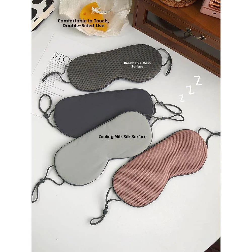 

Sleeping Eye Mask Double Sided Ice Silk Breathable Comfortable Women's Model Eye Cover for Resting Eyes Relief Fatigue